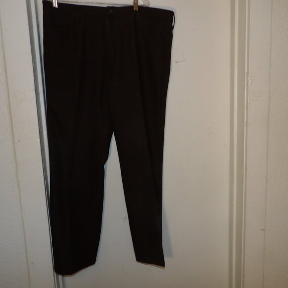 Vintage Wrangler Polyester Straight Leg Pants Sz 42 X 30 - Picture 1 of 6
